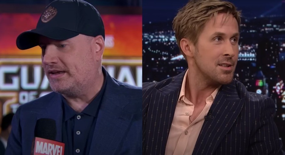 Kevin Feige and Ryan Gosling