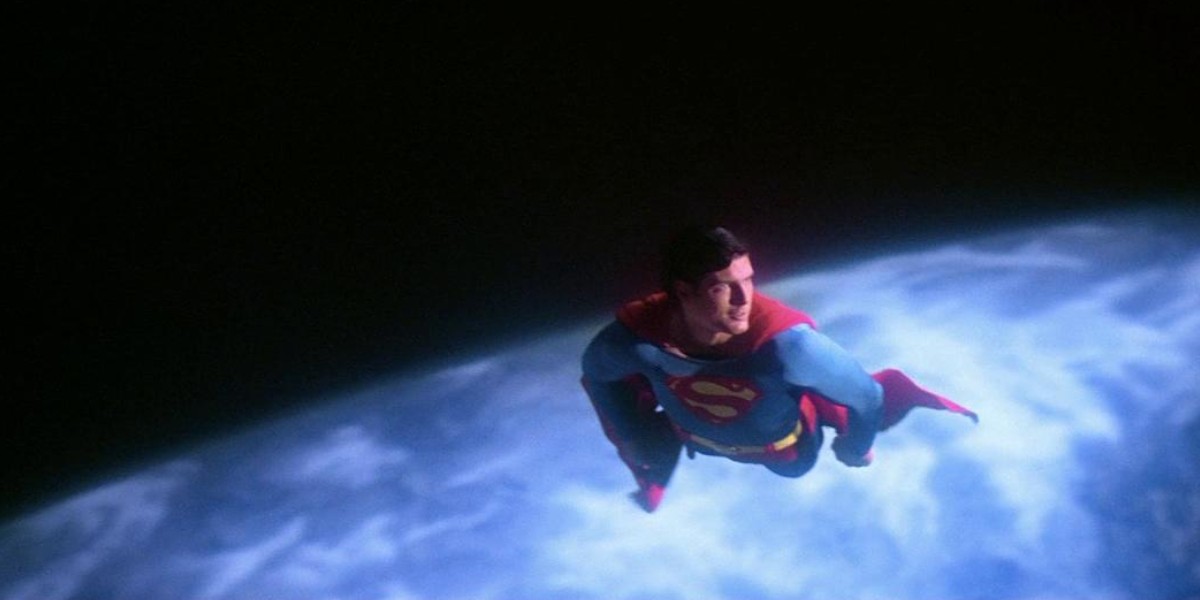 Christopher Reeve as Superman in Superman.