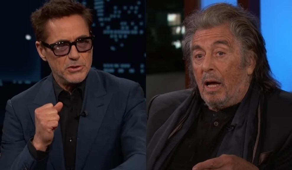 Robert Downey Jr. couldn't believe Al Pacino won an Oscar over him! Credit: Jimmy Kimmel Live