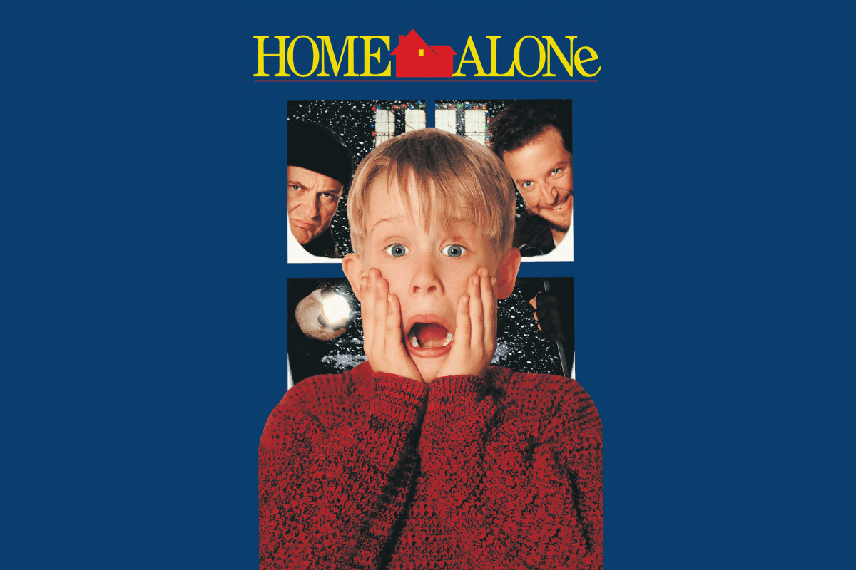 The original movie poster of Macaulay Culkin's Home Alone