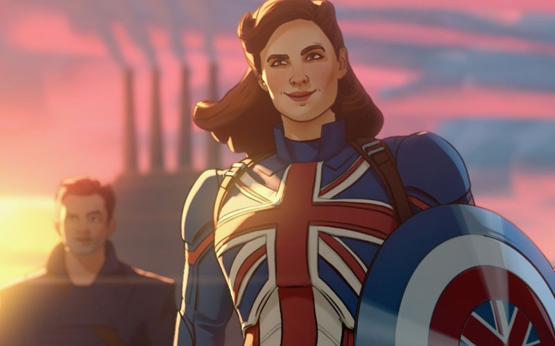 Hayley Atwell as Captain Carter in Marvel's What If animated series.
