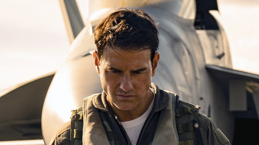 Tom Cruise in a still from Top Gun: Maverick