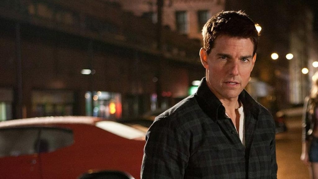 Tom Cruise in and as Reacher 
