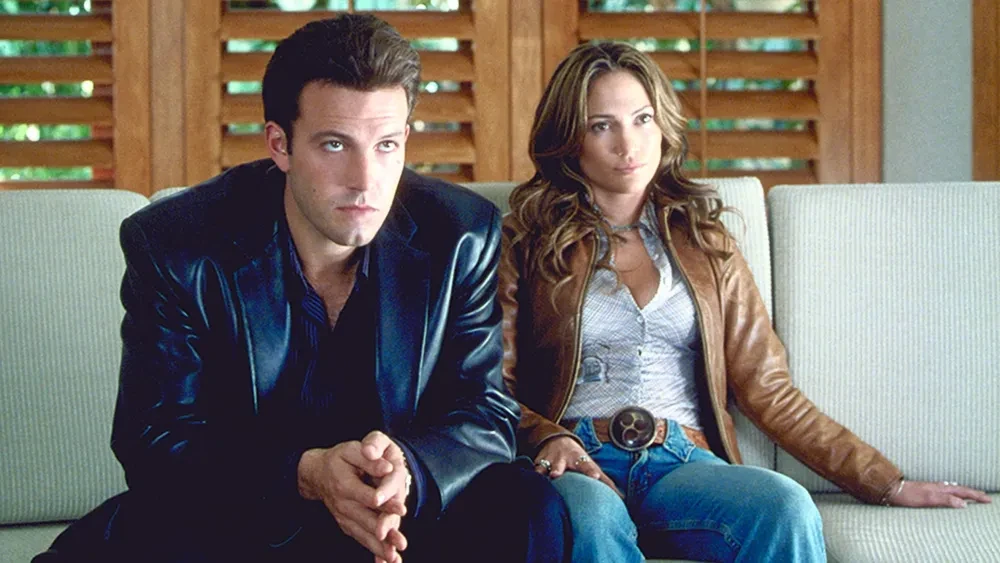 Jennifer Lopez and Ben Affleck in a still from Gigli | Columbia Pictures
