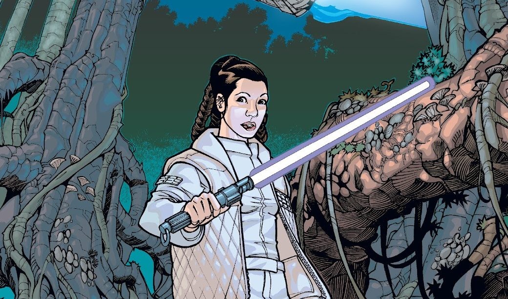 a panel from Star Wars Legends: Infinites