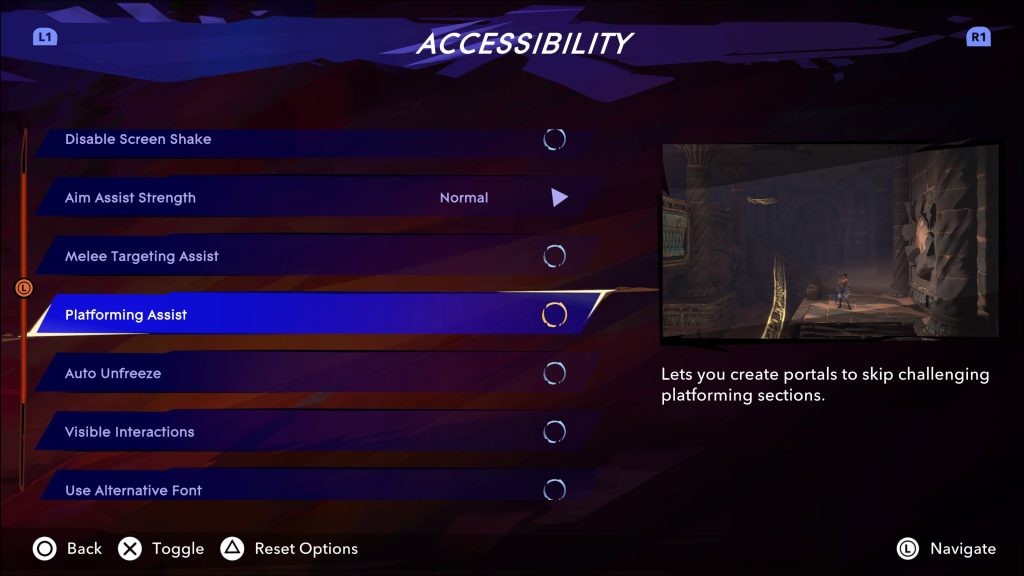 Use the difficulty and accessibility features to fine-tune your experience.