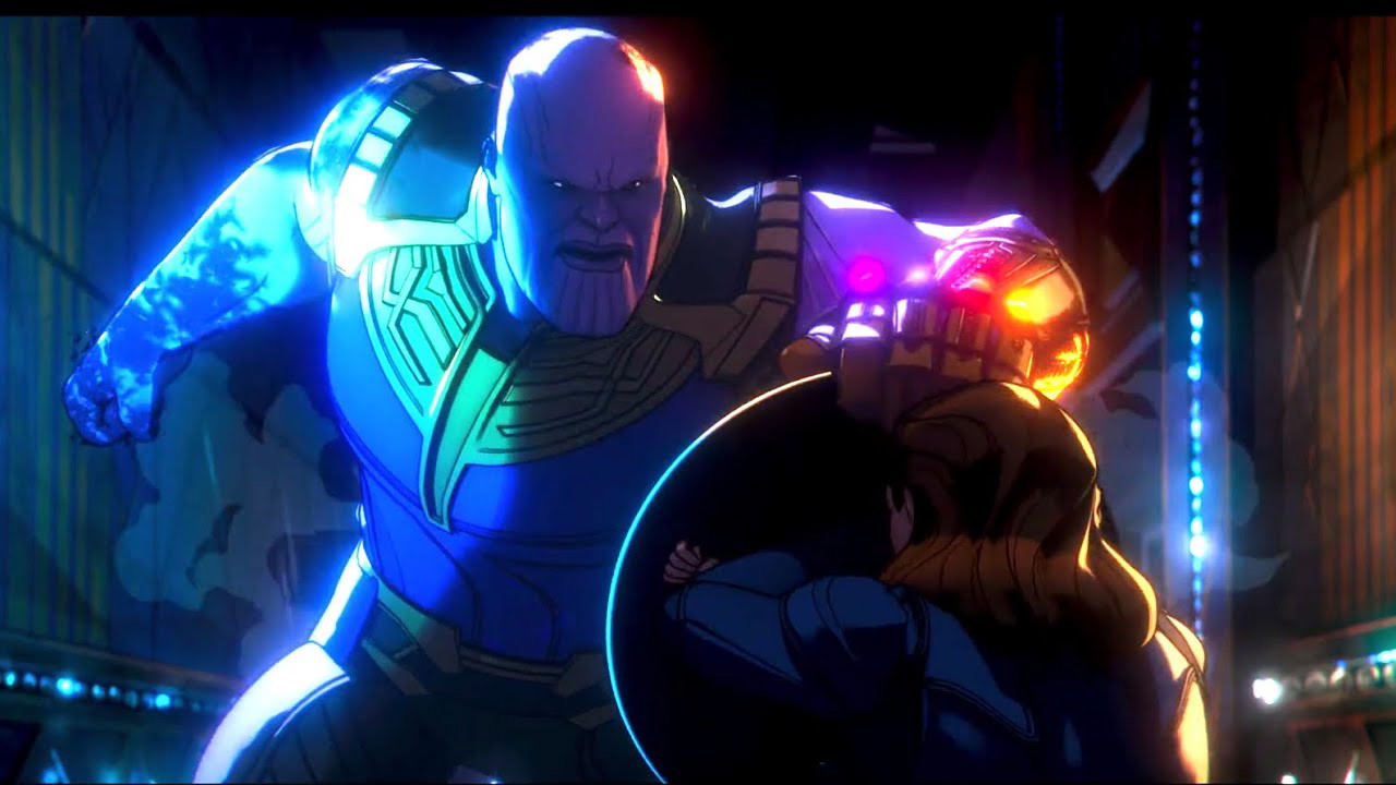 Peggy Carter & Kahhori vs Thanos And Killmonger With Infinity Stones