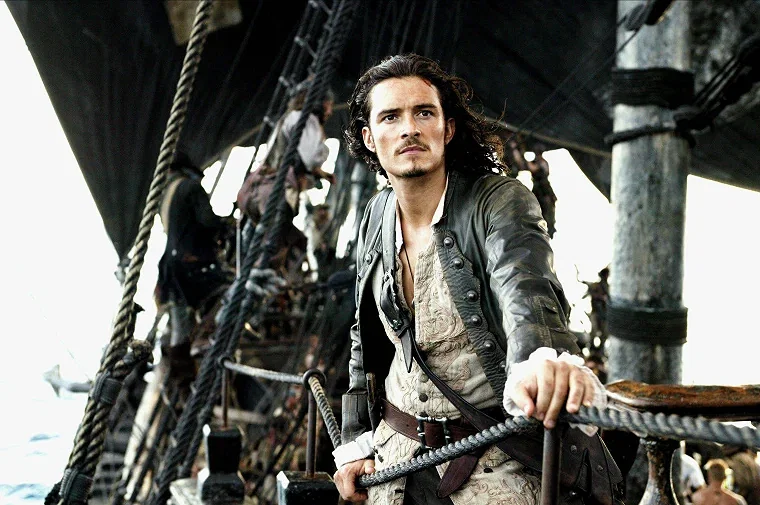 Orlando Bloom in a still from Pirates of the Caribbean