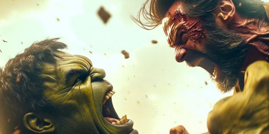 Wolverine vs Hulk by Esheffects