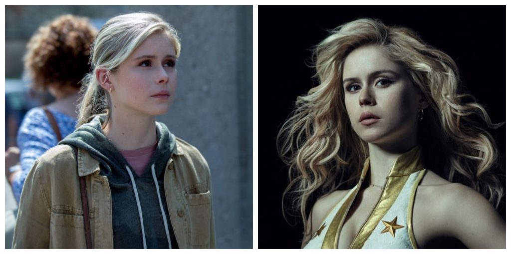 Erin Moriarty face transformation