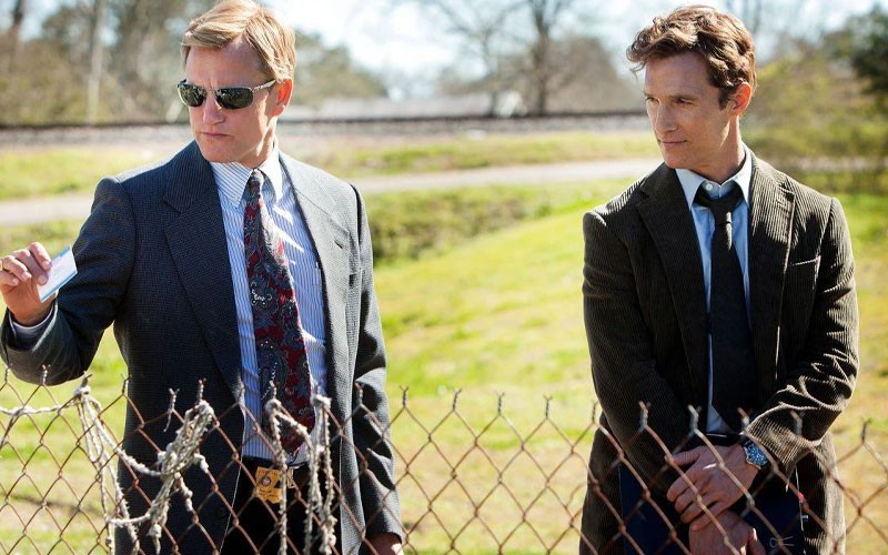 Matthew McConaughey and Woody Harrelson in True Detective Season 1 