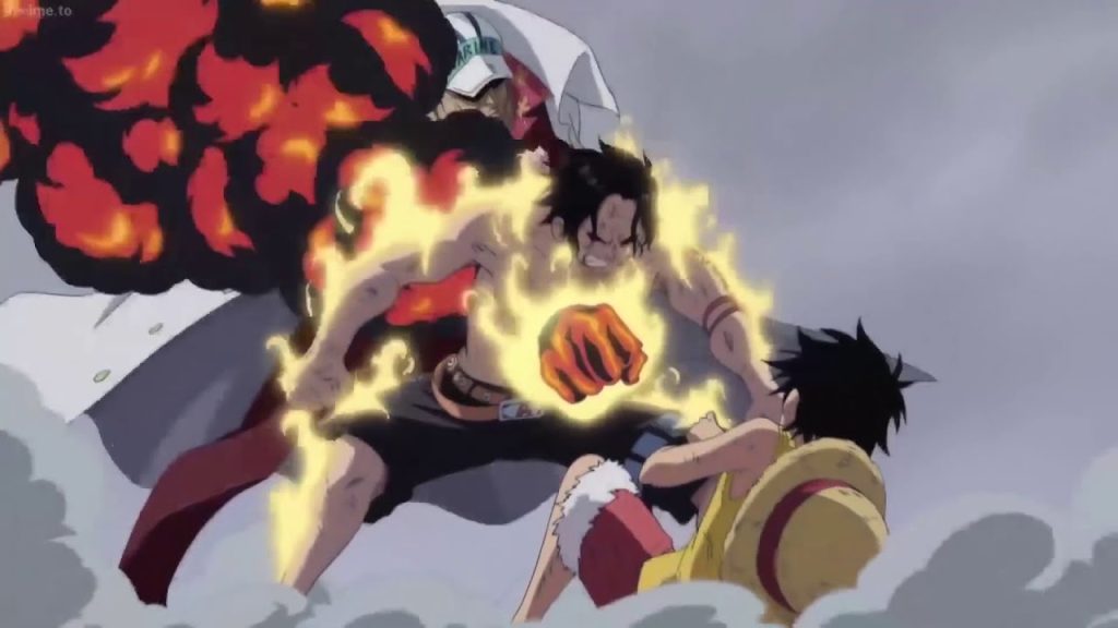 Ace died saving Monkey D. Luffy