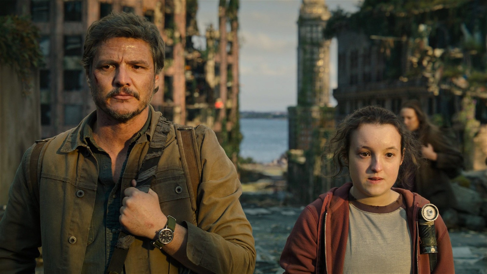 Pedro Pascal and Bella Ramsey in The Last Of Us Season 1