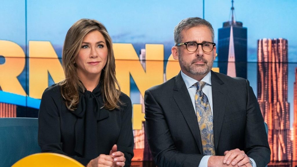 Jennifer Aniston and Steve Carrell in The Morning Show
