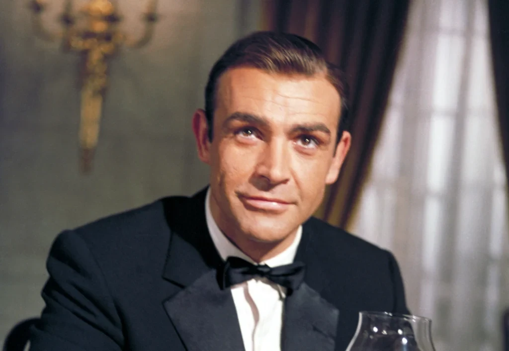 Sean Connery as James Bond in a still from Goldfinger