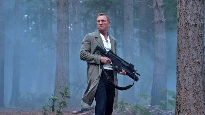Daniel Craig as James Bond in a still from No Time to Die 
