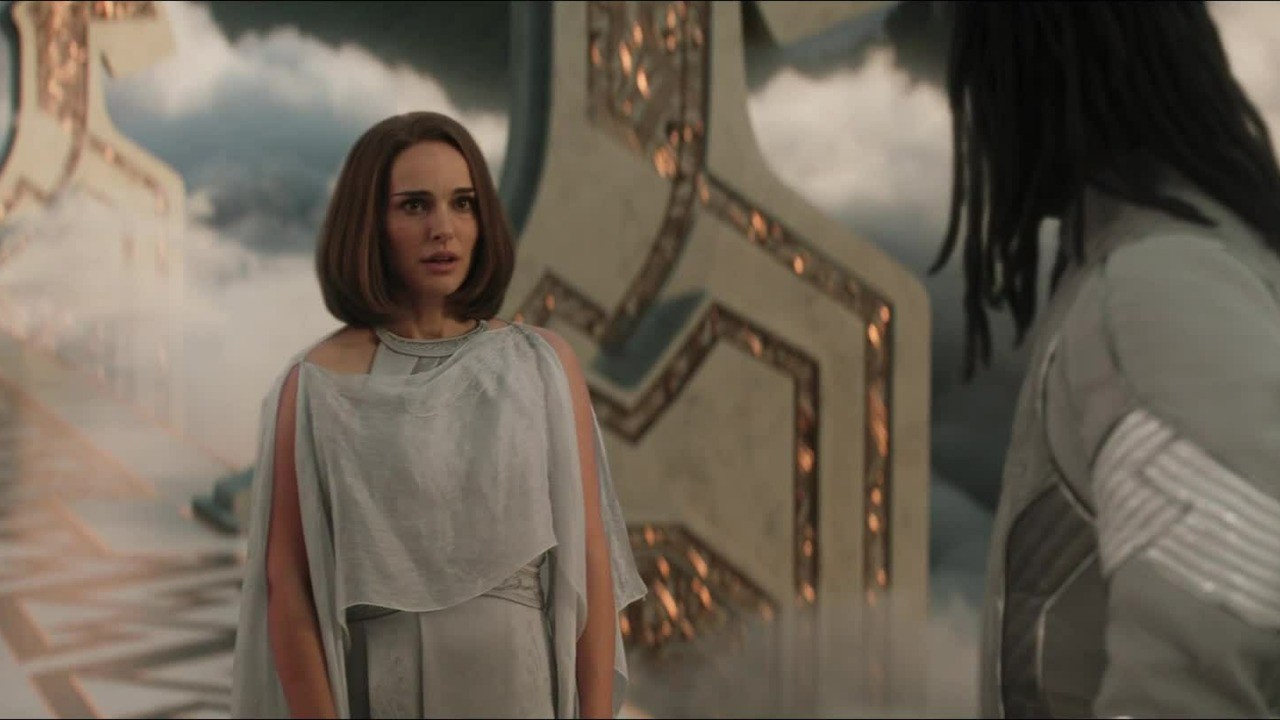 Natalie Portman's Jane Foster in Valhalla in Thor: Love and Thunder