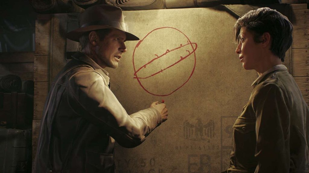 Troy Baker takes on the role of Indiana Jones in the new trailer.