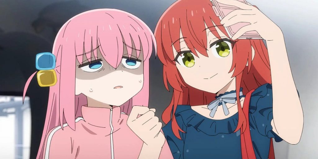 Hitori and Ikuyo selfie