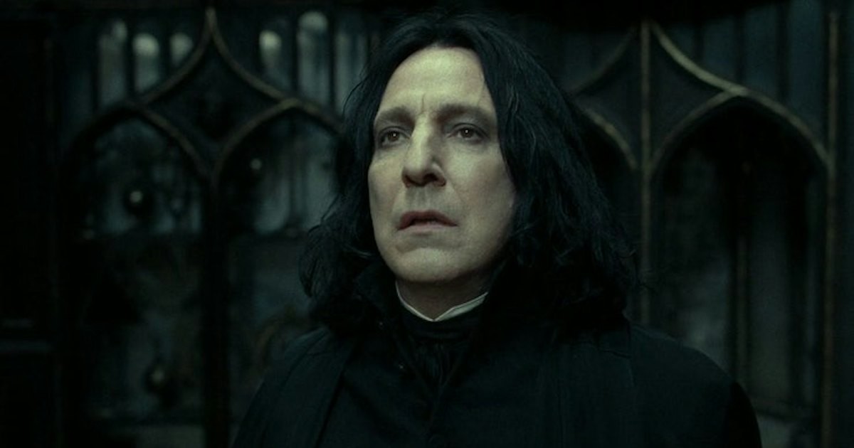 Alan Rickman as Severus Snape in Harry Potter and the Deathly Hallows - Part Two