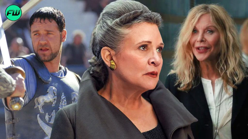 “I want to hear what he’s like”: Carrie Fisher Supported Meg Ryan’s Affair With Russell Crowe After Claiming Gladiator Star Was Hard To Resist