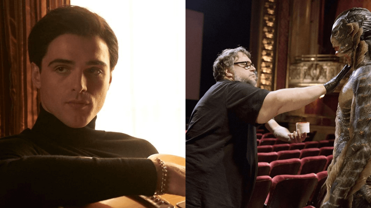 Jacob Elordi and Guillermo del Toro