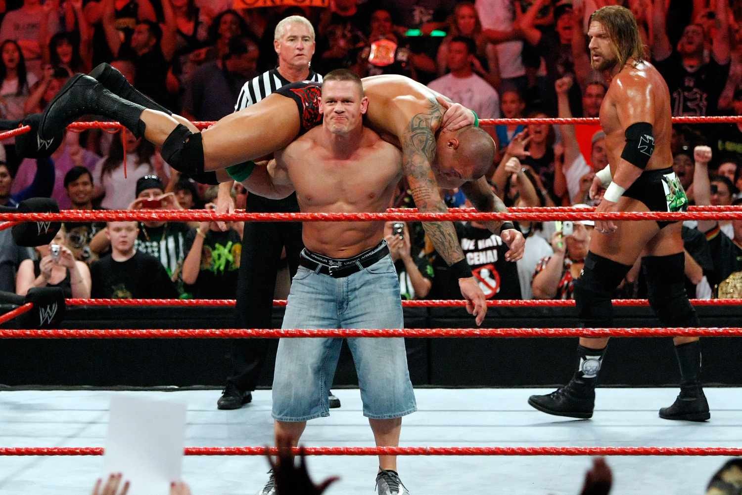 John Cena in WWA ring (Image via People)