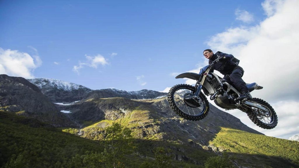 The bike stunt in Mission Impossible 7