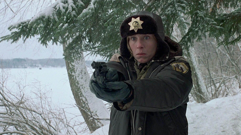Fargo (1996) dir. Joel and Ethan Coen.