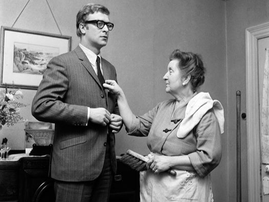 Michael Caine along with his mother, Ellen Maria Burchell