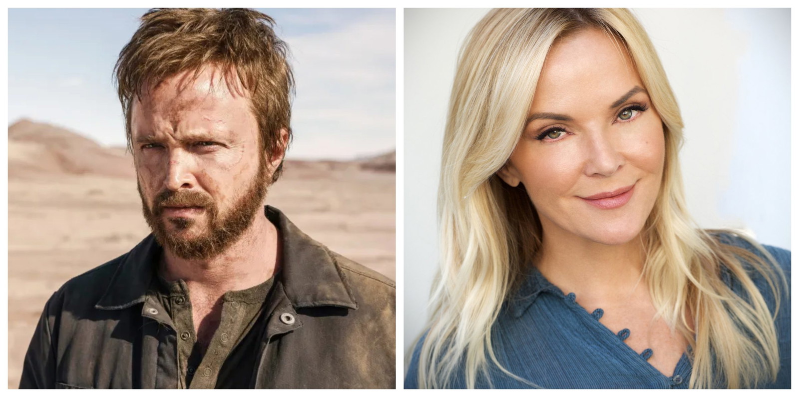 Aaron Paul and Brandy Ledford