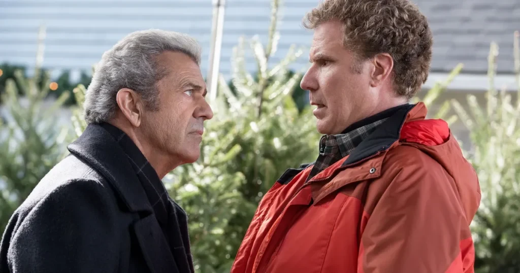 Mel Gibson and Will Ferrel in a still from Daddy's Home 2
