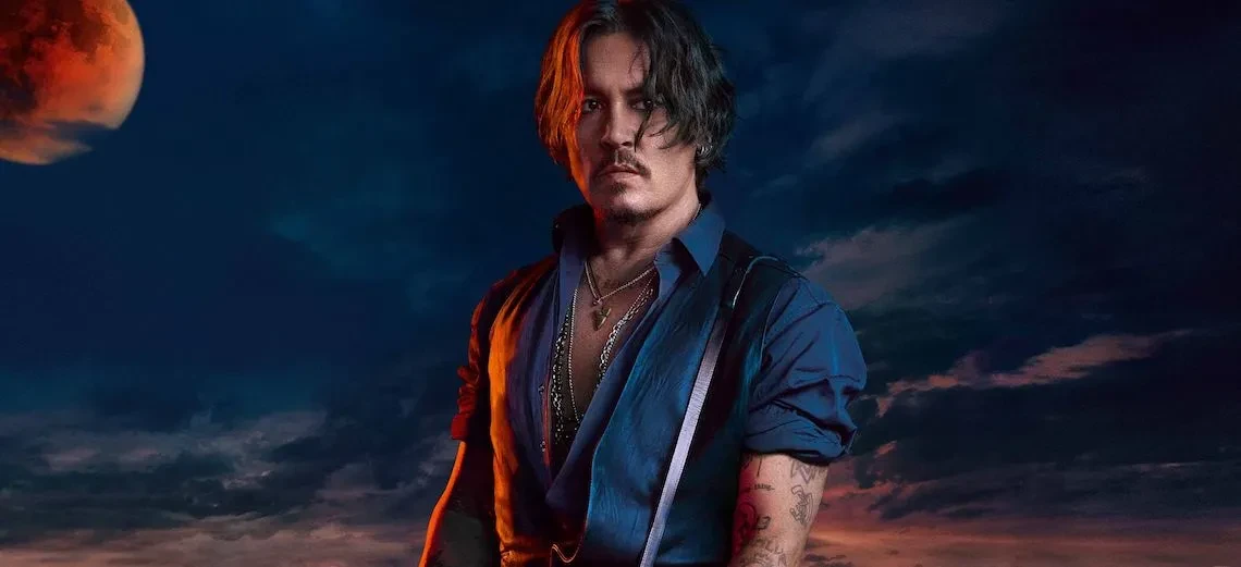Johnny Depp in a campaign for Dior