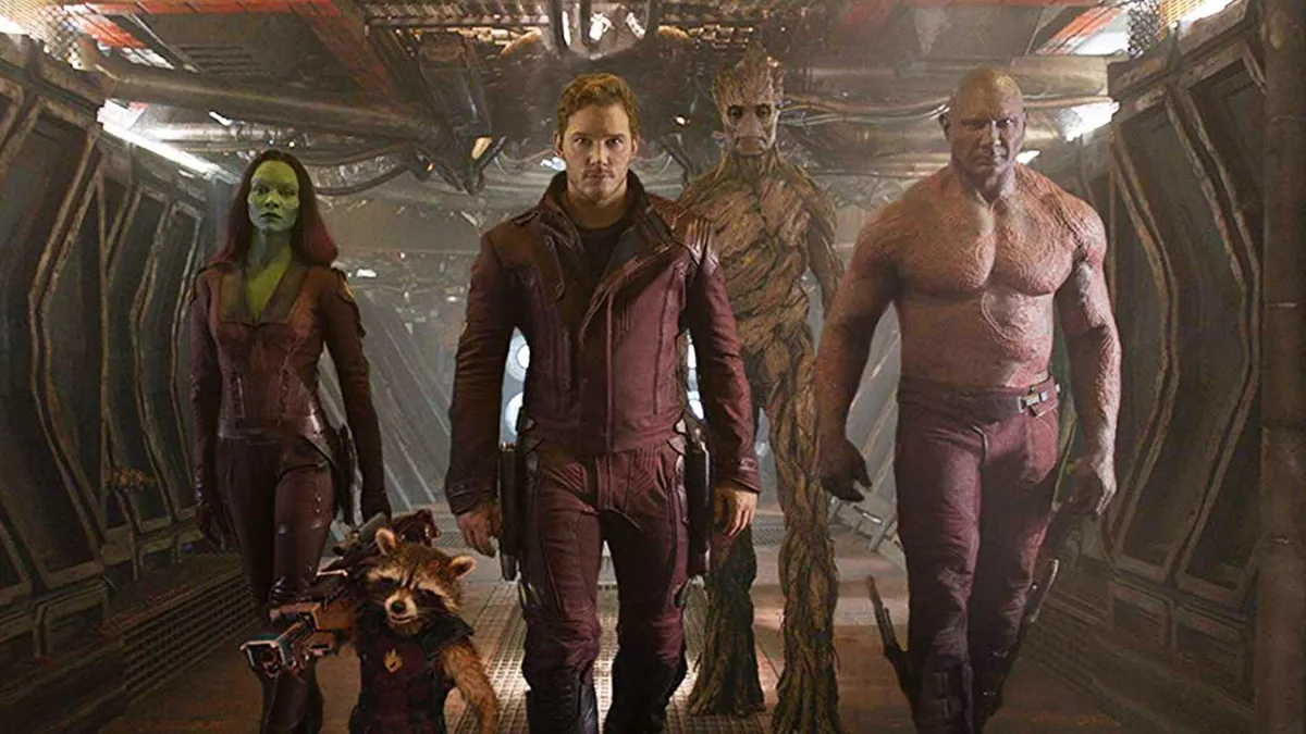 The main cast in Guardians of The Galaxy