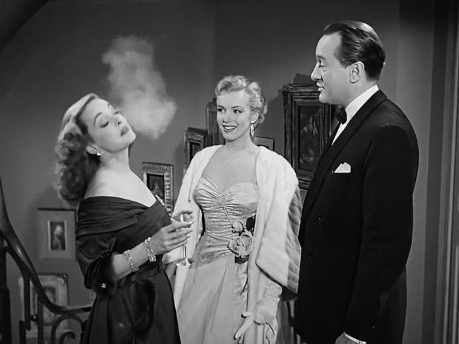Cast members from All About Eve
