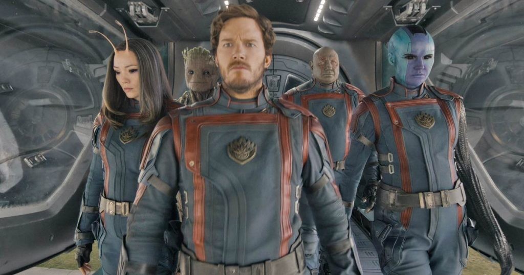 A still from Guardians of the Galaxy Vol. 3