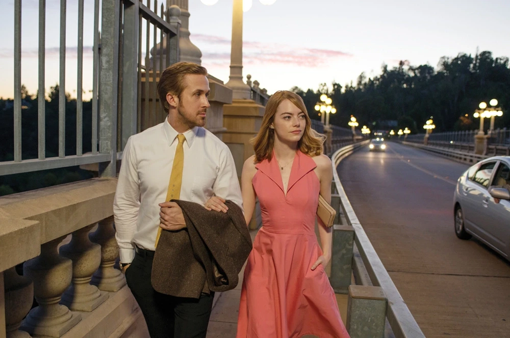 Emma Stone and Ryan Gosling in a still from La La Land
