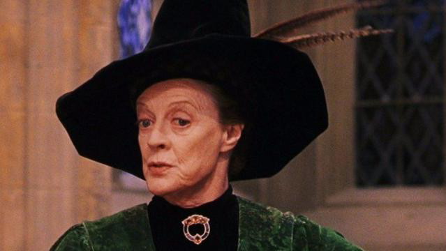 Maggie Smith as McGonagall