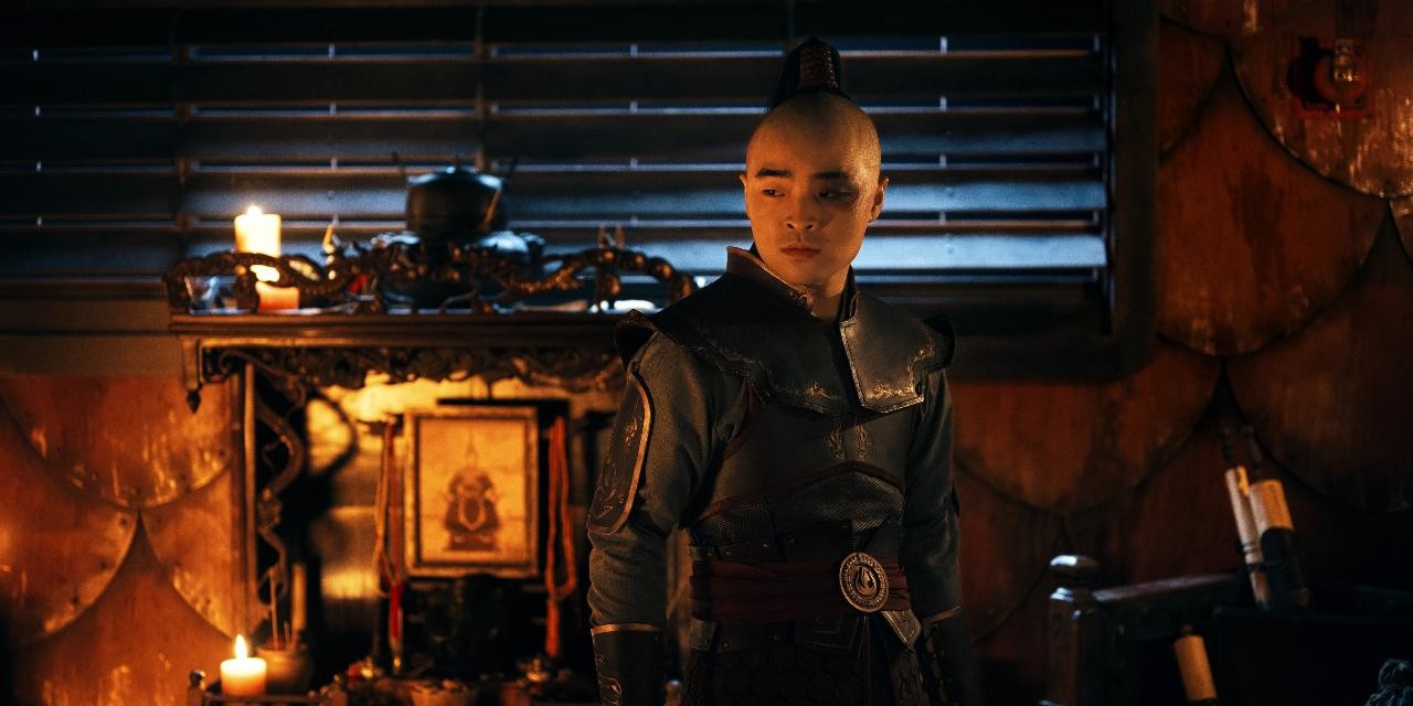Dallas Liu as Zuko in Avatar: The Last Airbender