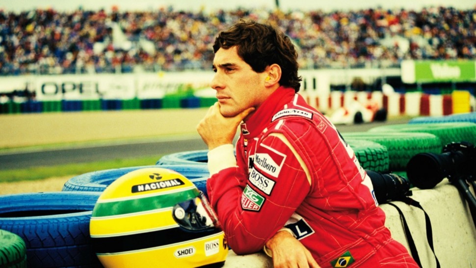 Ayrton Senna in a footage from Senna 2010