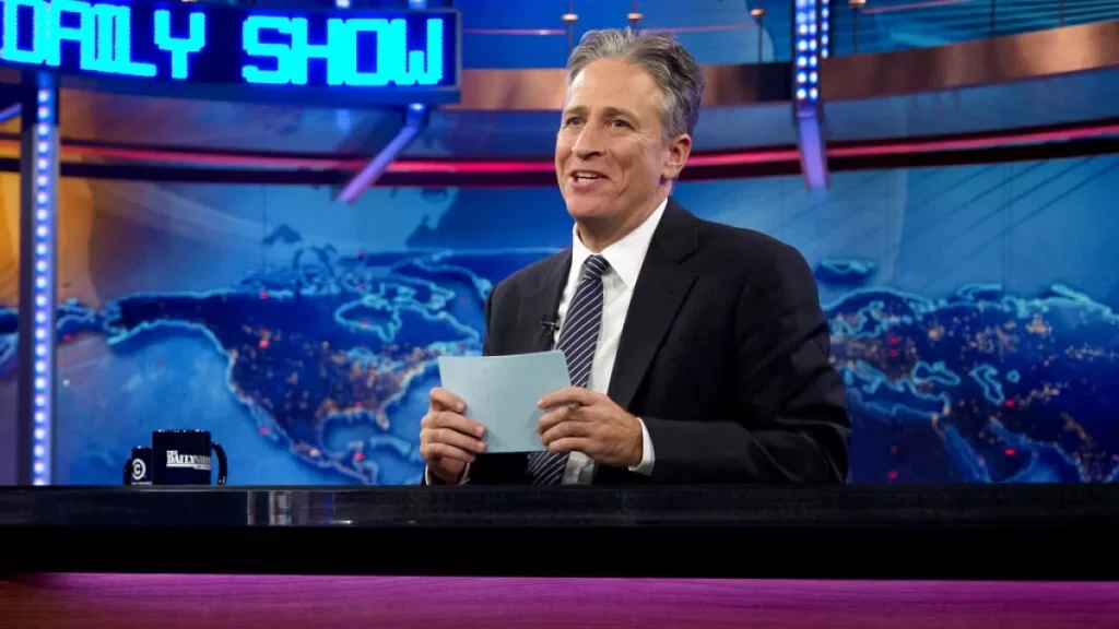 Jon Stewart in a still from The Daily Show 