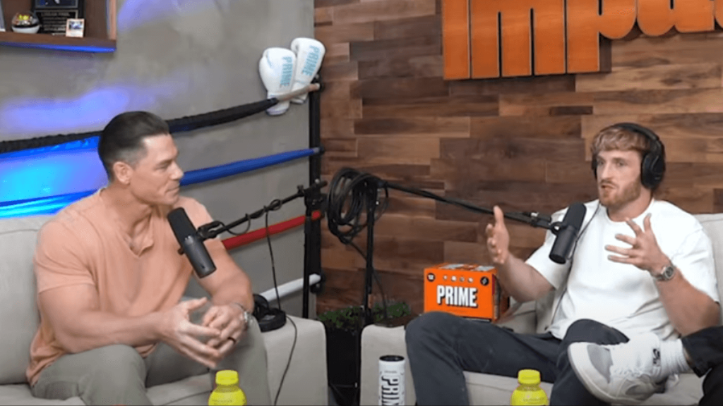 John Cena with Logan Paul on Impaulsive podcast