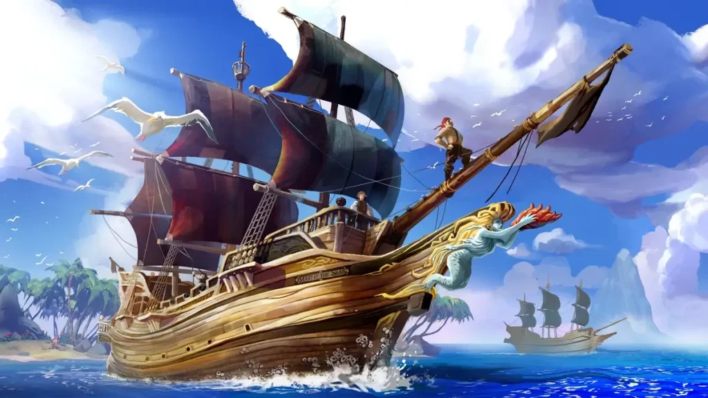 Sail the seven seas and play some pirate tunes as you plunder some treasure.