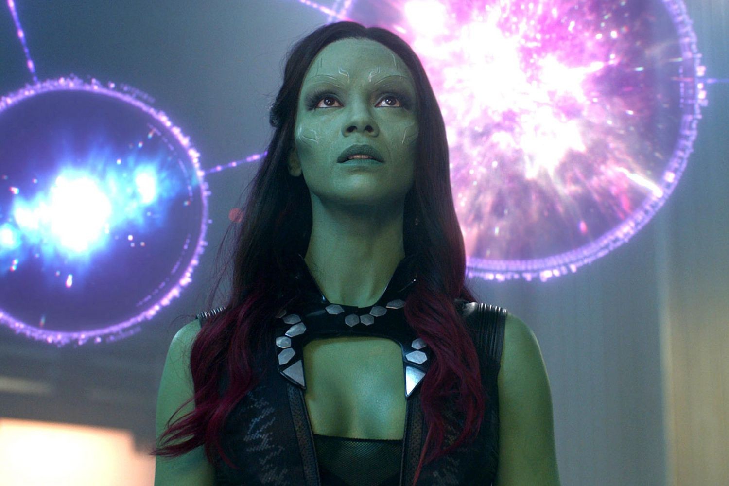 Zoe Saldana as Gamora in the MCU