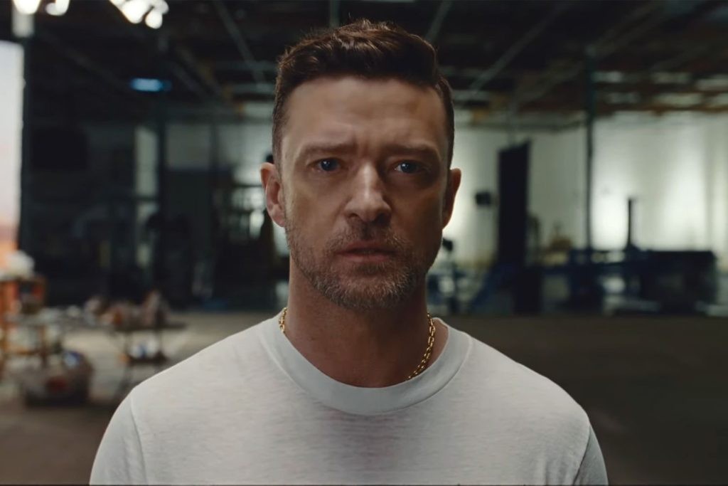 Justin Timberlake in a still from Single