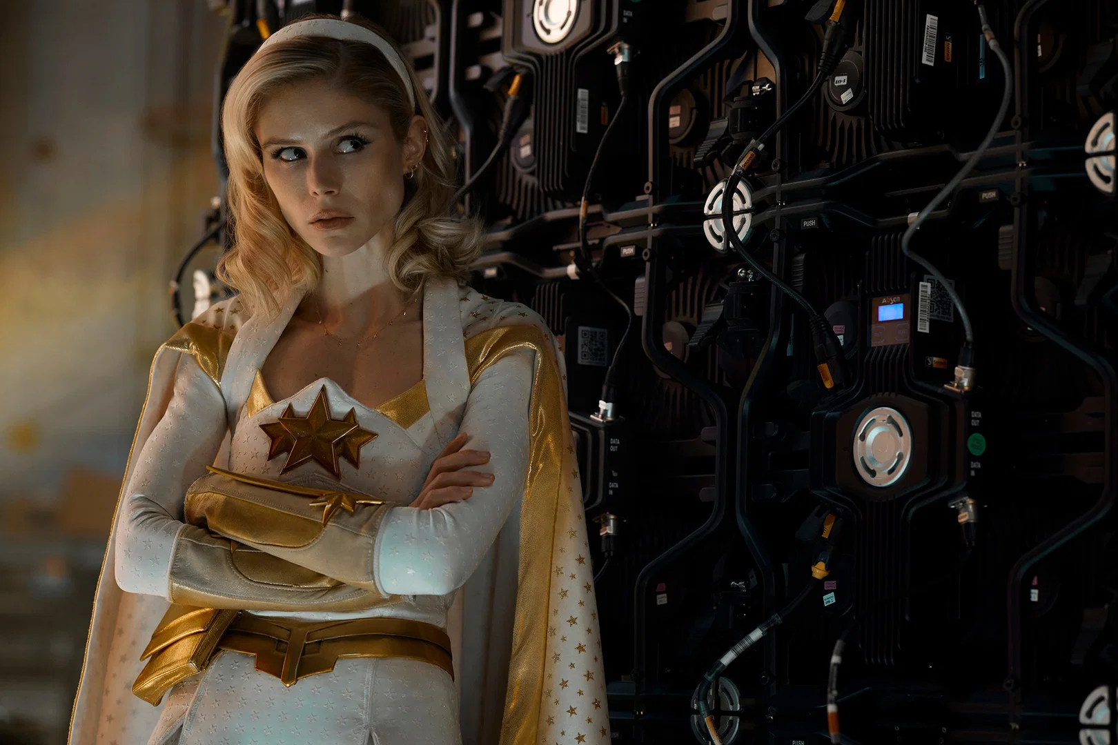 The Boys Season 5 Characters Sorted Into Hogwarts Houses 33 Erin Moriarty as Starlight in her white and golden costume