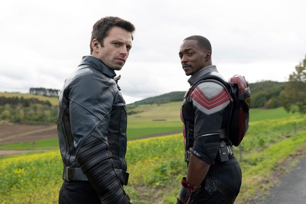 Sebastian Stan and Anthony Mackie In a still from Falcon and The Winter Soldier