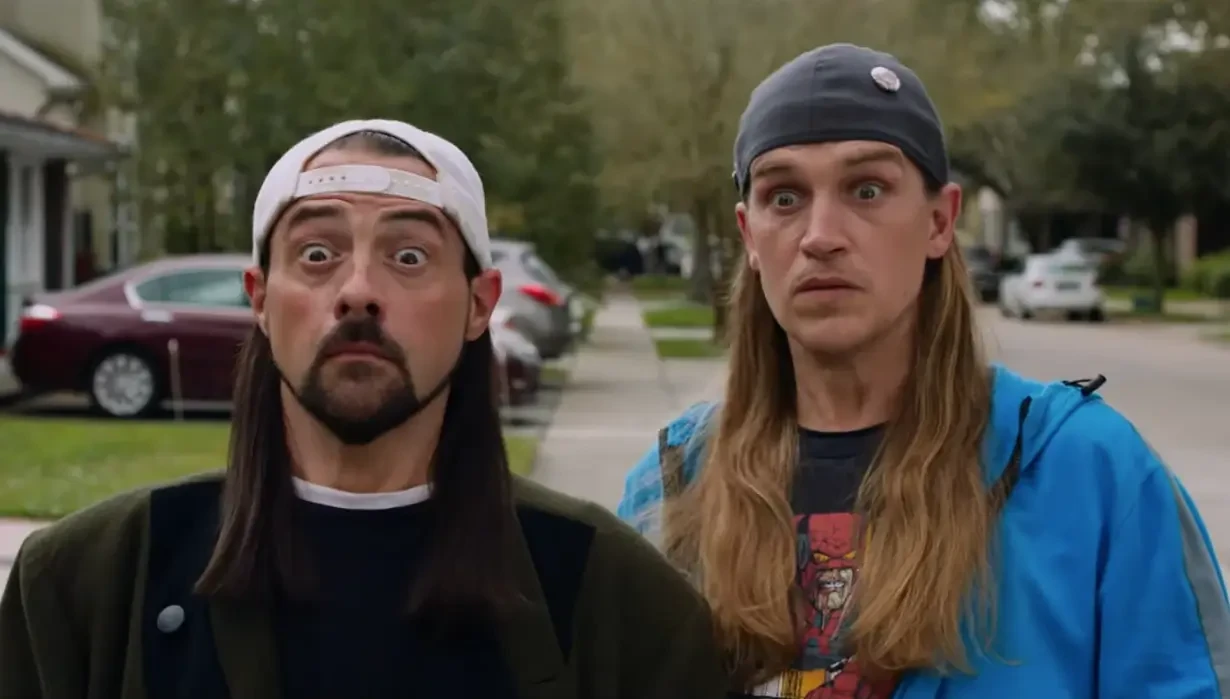 Kevin Smith with Jason Mewes in Jay and Silent Bob Reboot