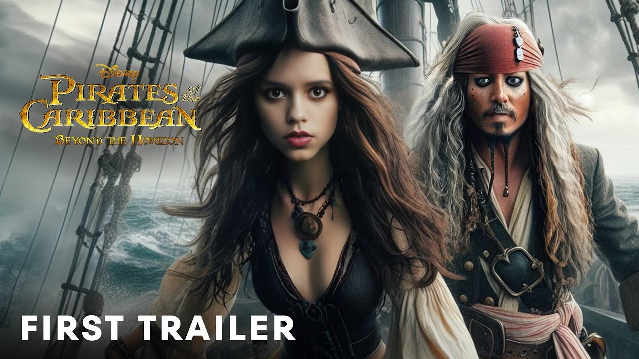 The fan-made trailer of Pirates of the Caribbean 6 featuring Jenna Ortega and Johnny Depp