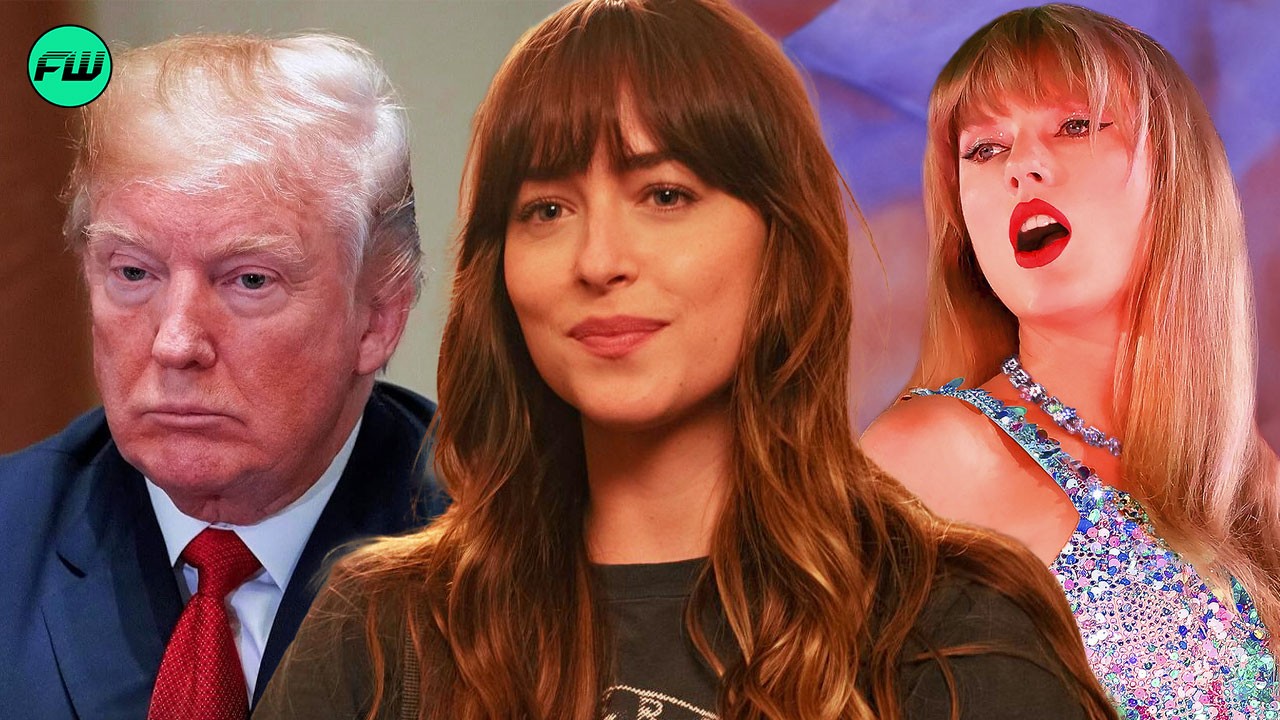 Dakota Johnson Takes the Cheekiest Dig at Donald Trump, Calls Taylor Swift the Most Powerful Person in America